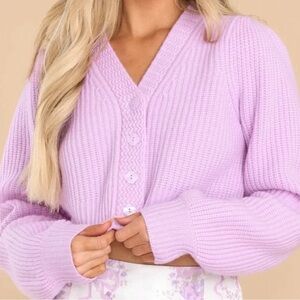 LoveShackFancy Avignon Cropped Cardigan